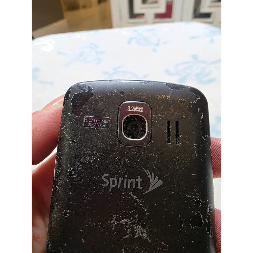 LG Optimus S LS670 Sprint Android Smartphone Black 3.2MP‎ Camera Vintage